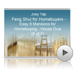 Feng Shui for Homebuyers Webinar - Easy 8 Mansions for Homebuying - House Gua