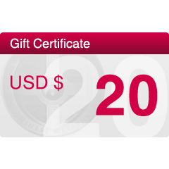 USD $20 MA Gift Certificate