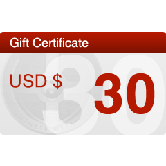 USD $30 MA Gift Certificate