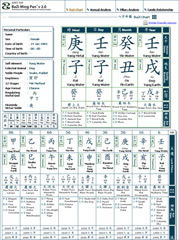 Joey Yap Bazi Chart Calculator